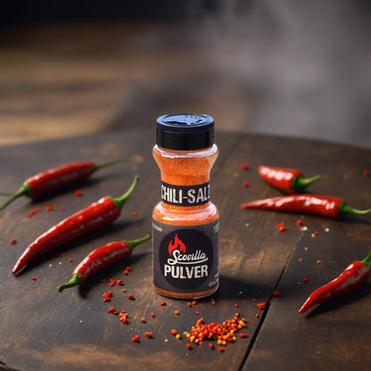 Scovilla Chilisalz im Shaker, 150 Gramm - scharfes Salz mit Chili