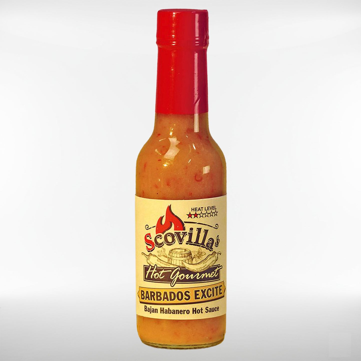 Scovilla Hot Gourmet BARBADOS EXCITE Bajan Habanero Hot Sauce