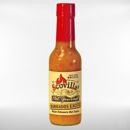 Scovilla Hot Gourmet BARBADOS EXCITE Bajan Habanero Hot Sauce
