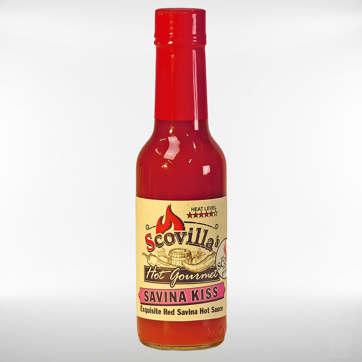 Scovilla Hot Gourmet SAVINA KISS Exquisite Red Savina Hot Sauce
