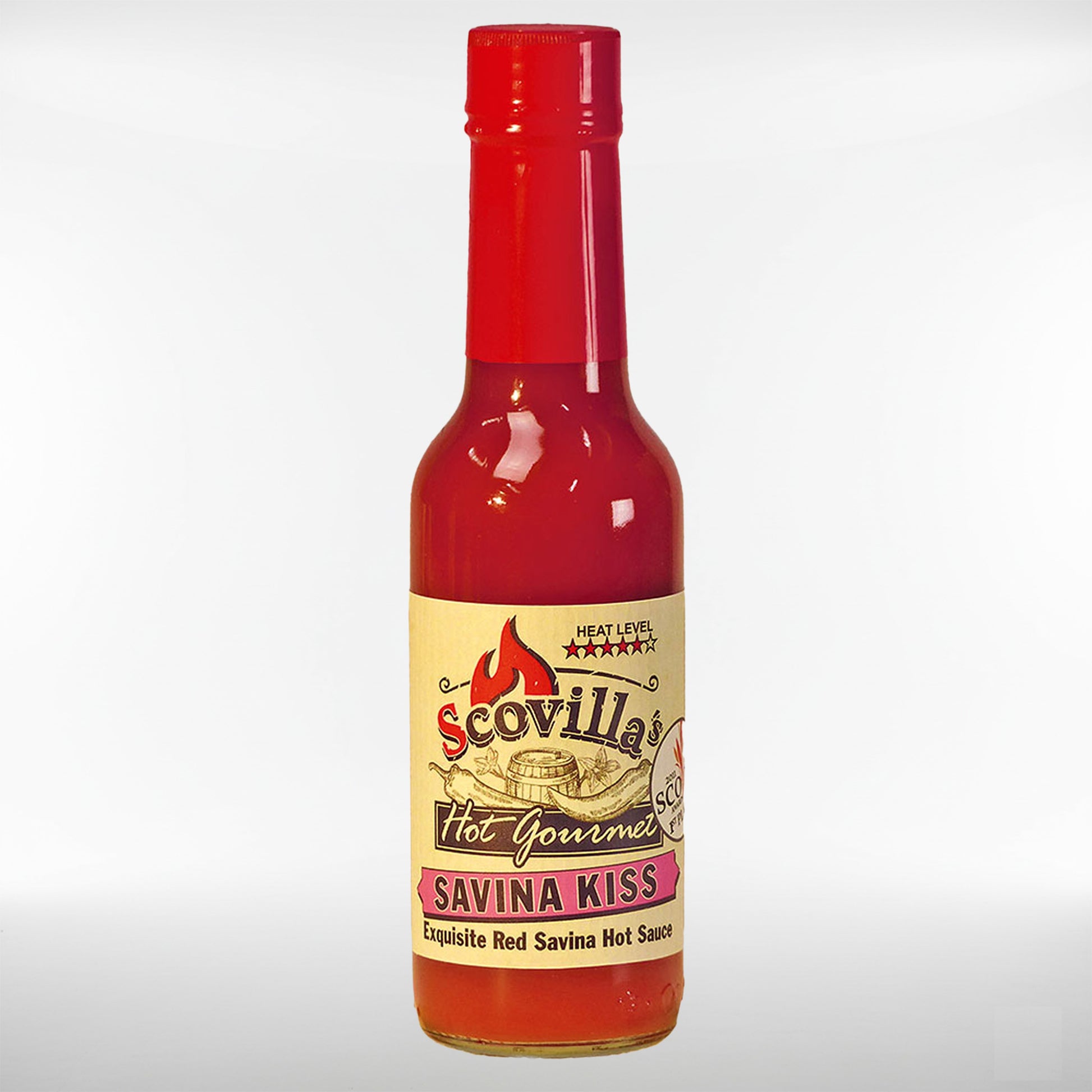 Scovilla Hot Gourmet SAVINA KISS Exquisite Red Savina Hot Sauce