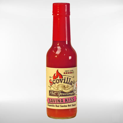 Scovilla Hot Gourmet SAVINA KISS Exquisite Red Savina Hot Sauce