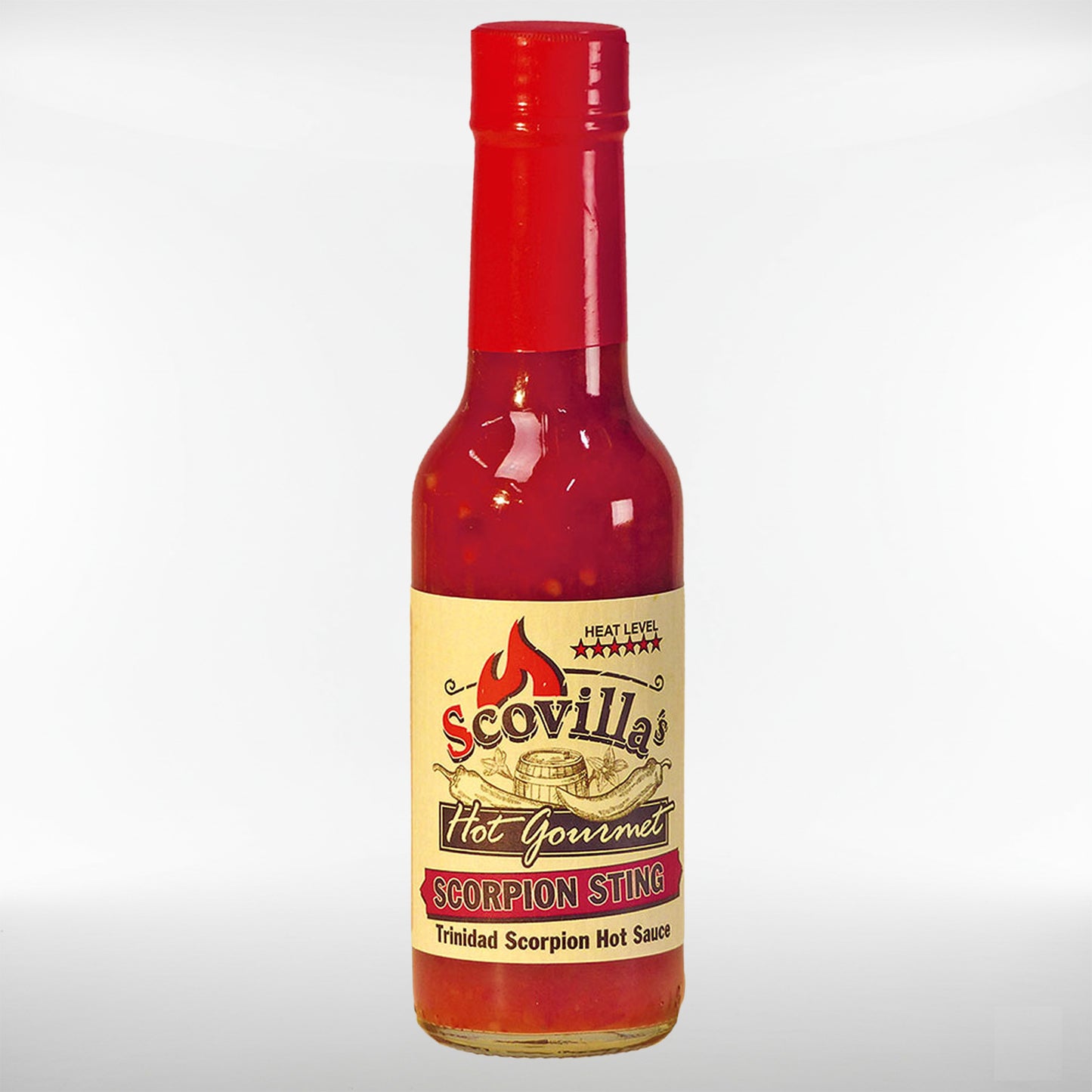 Scovilla Hot Gourmet SCORPION STING Trinidad Scorpion Hot Sauce