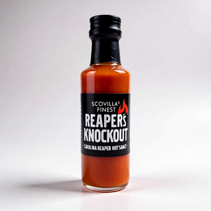 Scovilla Reaper's KnockOut Hotsauce mit Carolina Reaper Chili