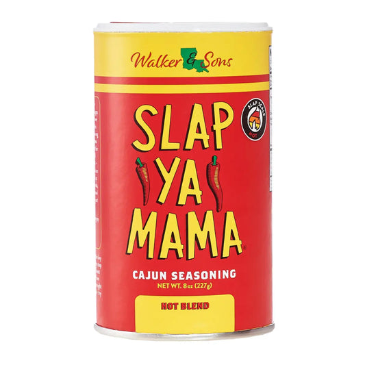 Walker and Sons Slap Ya Mama Hot Cajun Seasoning (227 Gramm, grosser Streuer)