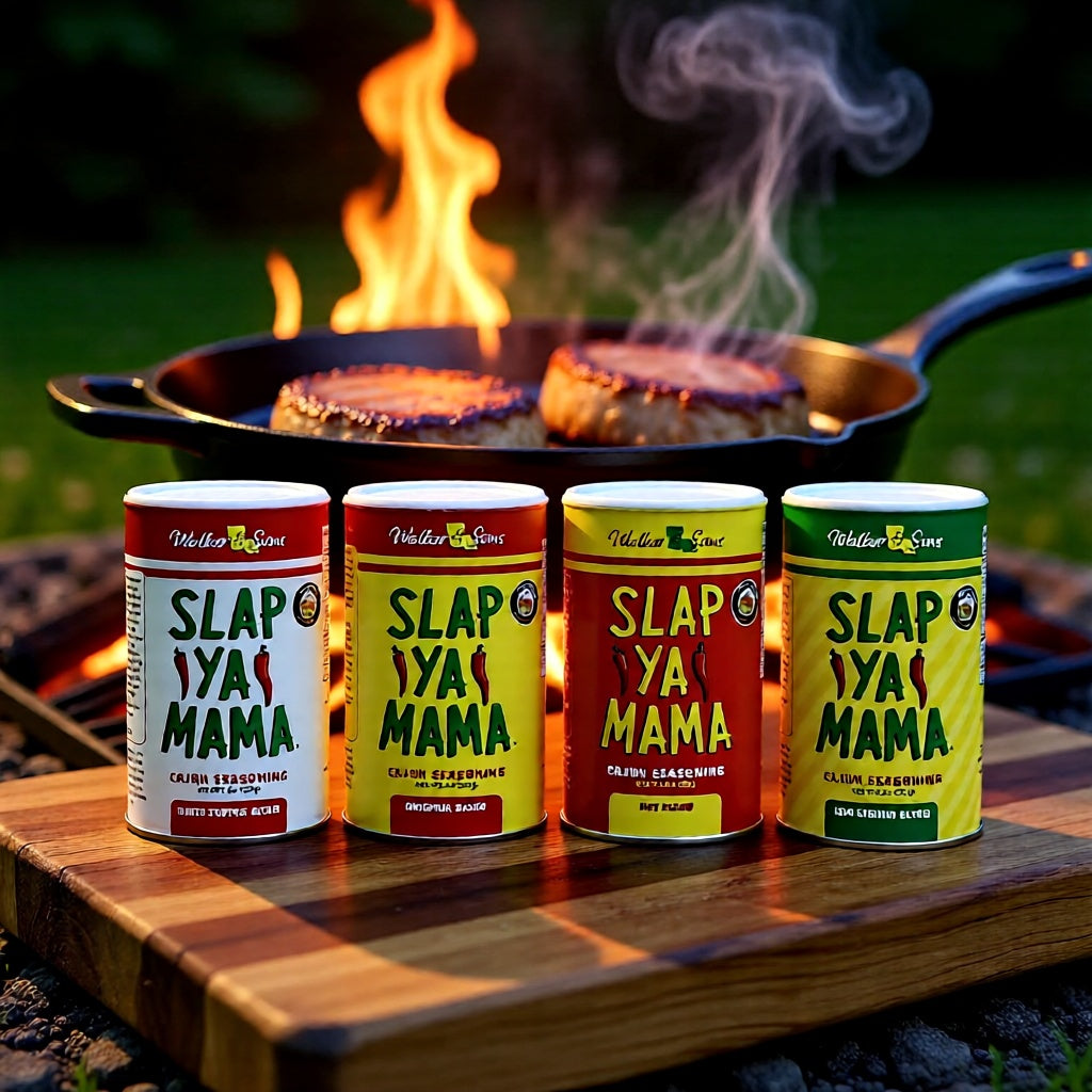 Slap Ya Mama Cajun Seasoning Probierset – 4 Sorten im Streuer (4 x 227 g)