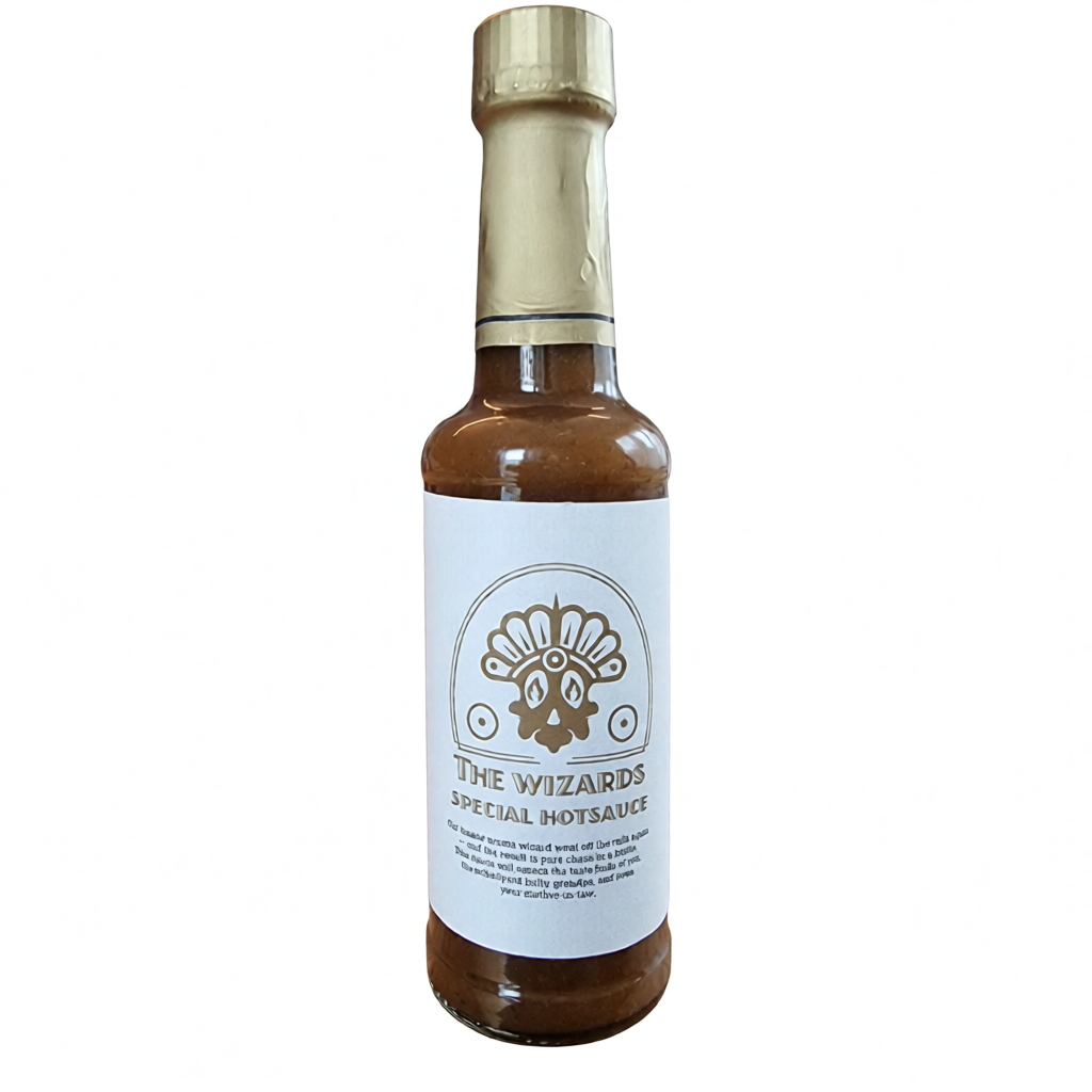 THE WIZARD'S SPECIAL HOTSAUCE – Charapita Hot Sauce mit Karamell-Note (150 ml)