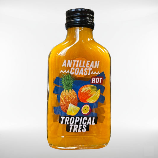 Tropical Tres Hot Sauce |  fruchtig, angenehm scharf, gourmet | Ananas, Mango, Maracuja