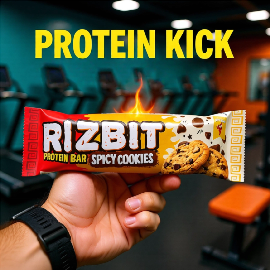 Rizbit Proteinriegel Spicy Cookies – süsser Cookie-Genuss mit feinem Chili-Kick