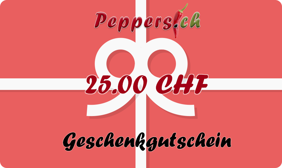 Chèque cadeau Peppers.ch