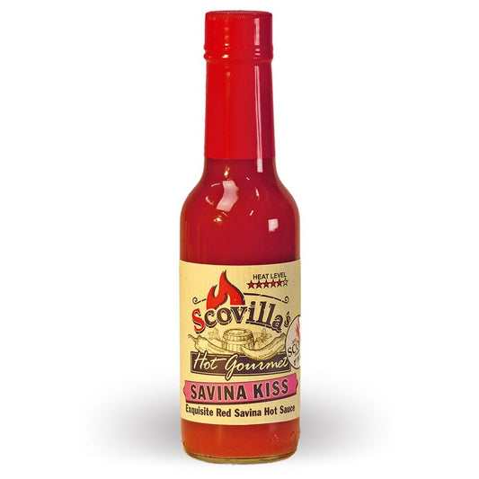 Scovilla Hot Gourmet SAVINA KISS Exquisite Red Savina Hot Sauce