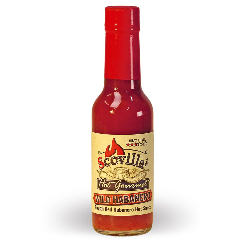Scovilla Hot Gourmet WILD HABANERO Rough Red Hot Sauce