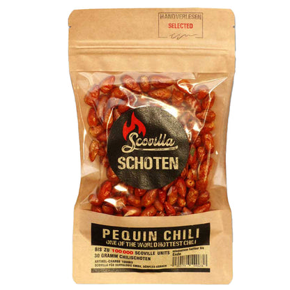 Scovilla Pequin Chili Schoten - getrocknet